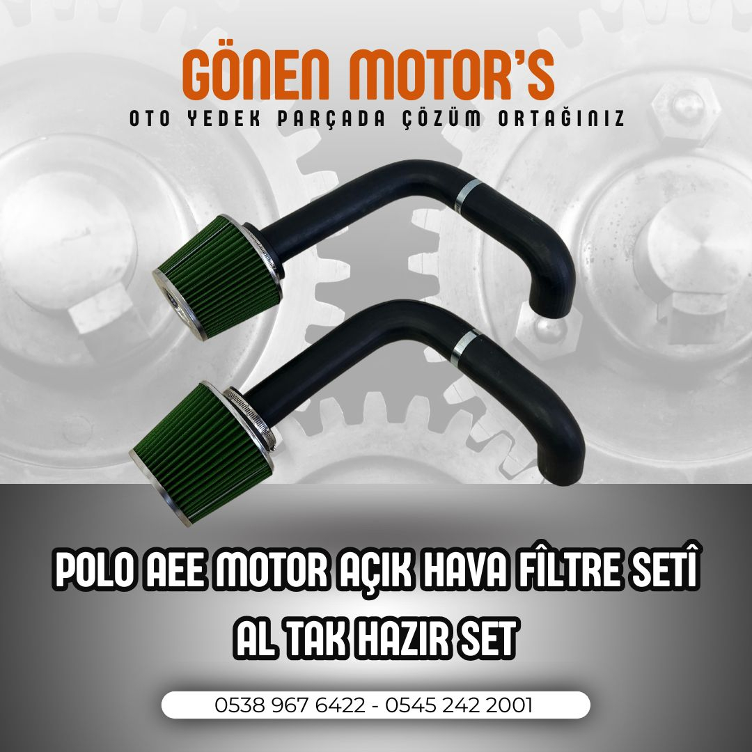 009 - VOLKSWAGEN AEE MOTOR UYUMLU AÇIK HAVA FİLTRESİ SETİ
